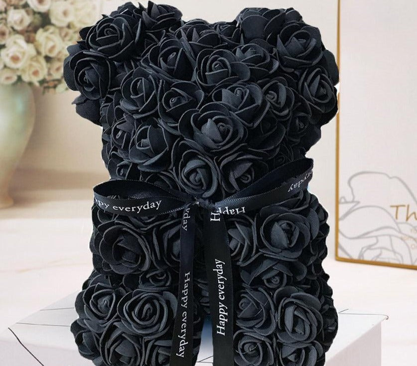 Maliben | Rose Bear Uk | Handmade Luxury Flower Rose Love Teddy Bear