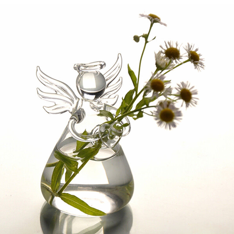 Maliben | Angel Time Transparent Glass Vase