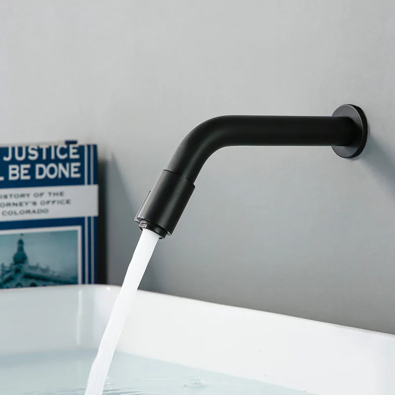 Maliben | Modern Matte Black Wall Faucet - For Luxury Bathroom & Kitchen