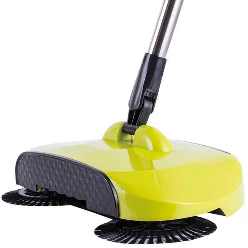 Maliben | 360° Broom Sweeper No Electricity Or Batteries Needed