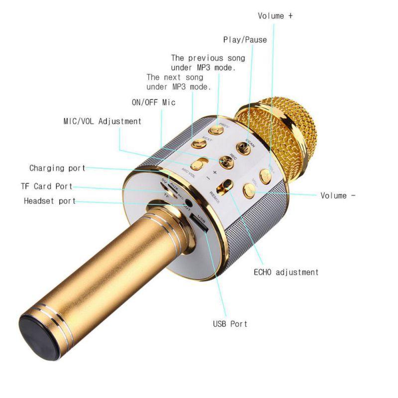 Maliben | Wireless Magic Karaoke Microphone – Bluetooth Karaoke Microphone