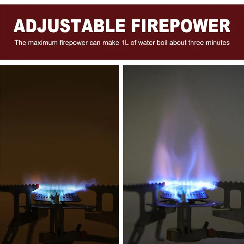 Maliben | Flametrek Gas Stove | Compact & Powerful | For Outdoor, Camping & Trekking | Includes Transport Box