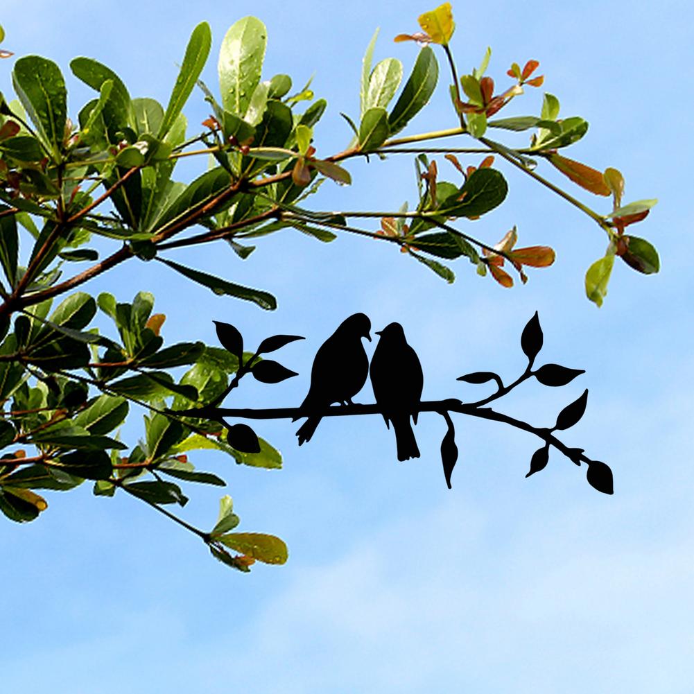 Maliben | Eindhoven Garden Decor | Metal Bird Silhouette - Art In The Backyard