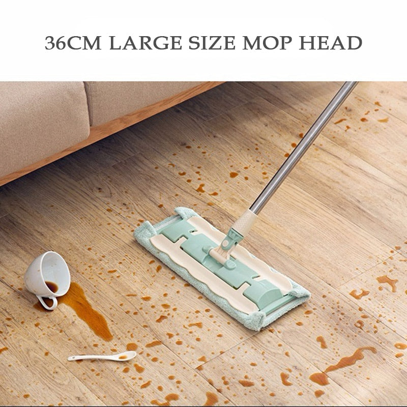 Maliben | 360 Degree Telescopic Large Flat Mop
