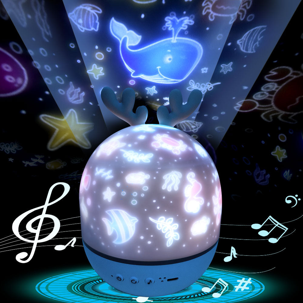 Maliben | Rotating Deer Music Star Projector Night Lamp