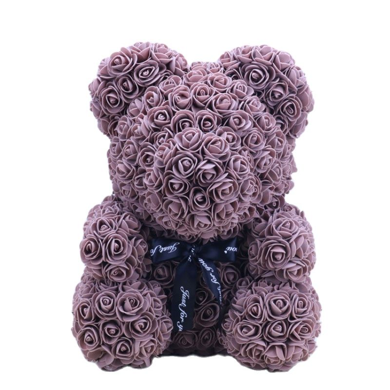 Maliben | Artificial Rose Flowers Teddy Bear