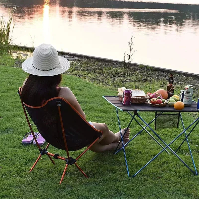 Maliben | Camping Chair & Beach Blanket Set Flexora | Ultralight & Foldable | Includes Sand-Free Picnic Mat | For Beach, Hiking & Fishing