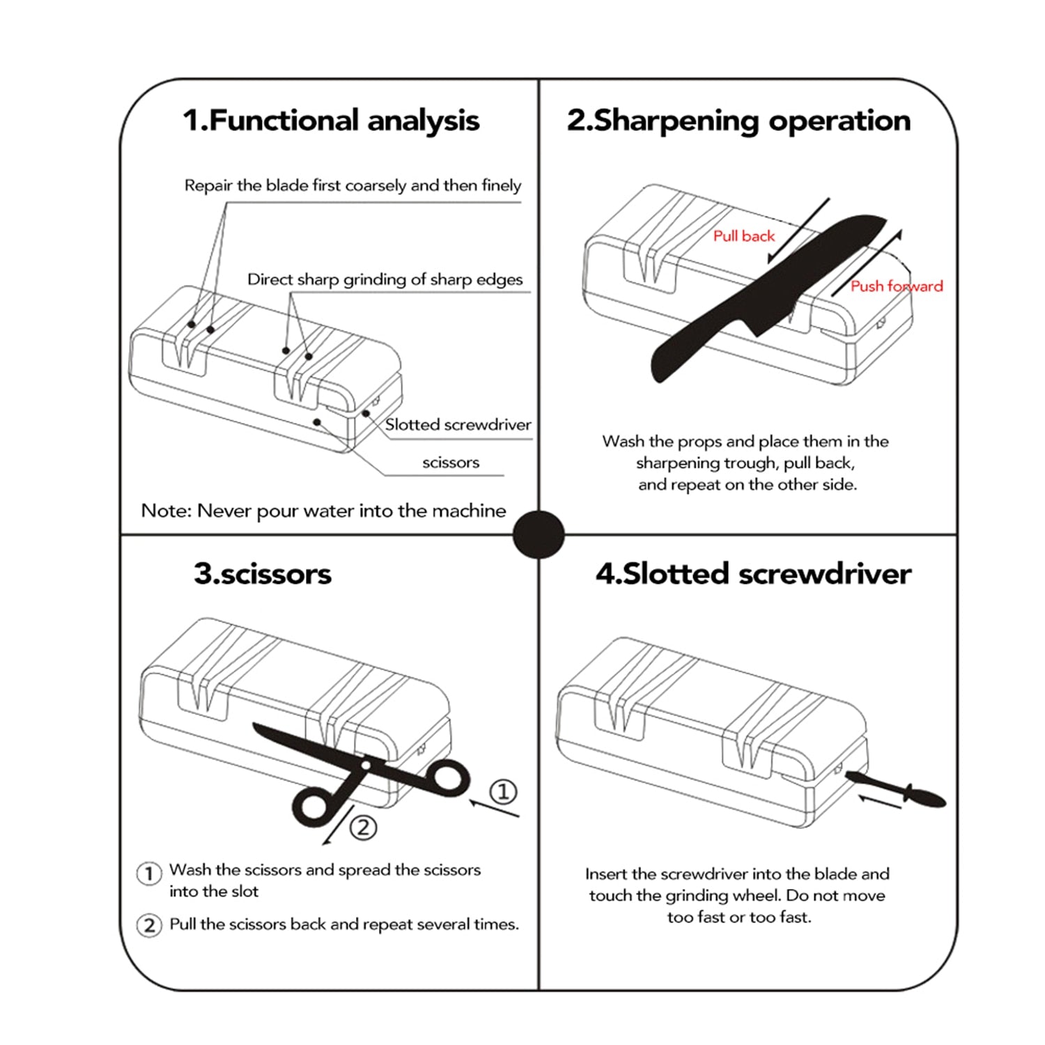 Maliben | Professional Electric Knife Pro Sharpener