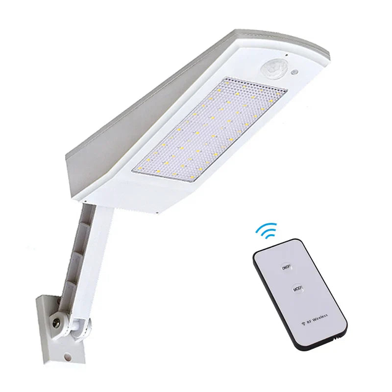 Maliben | Lumenova Solartech Solar Led Wall Light 900lm | 48 Leds | 4 Lighting Modes | Motion Sensor & Swivel Arm | Ip65 Weatherproof