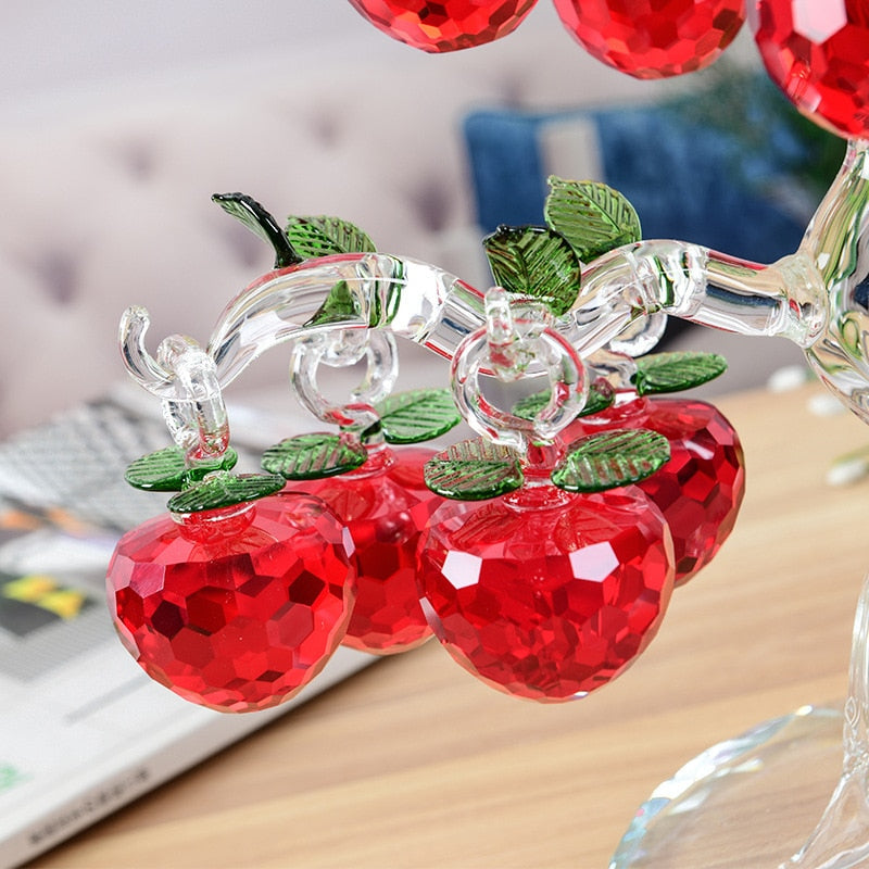 Maliben | Elegant Crystal Apple Tree Home Decor