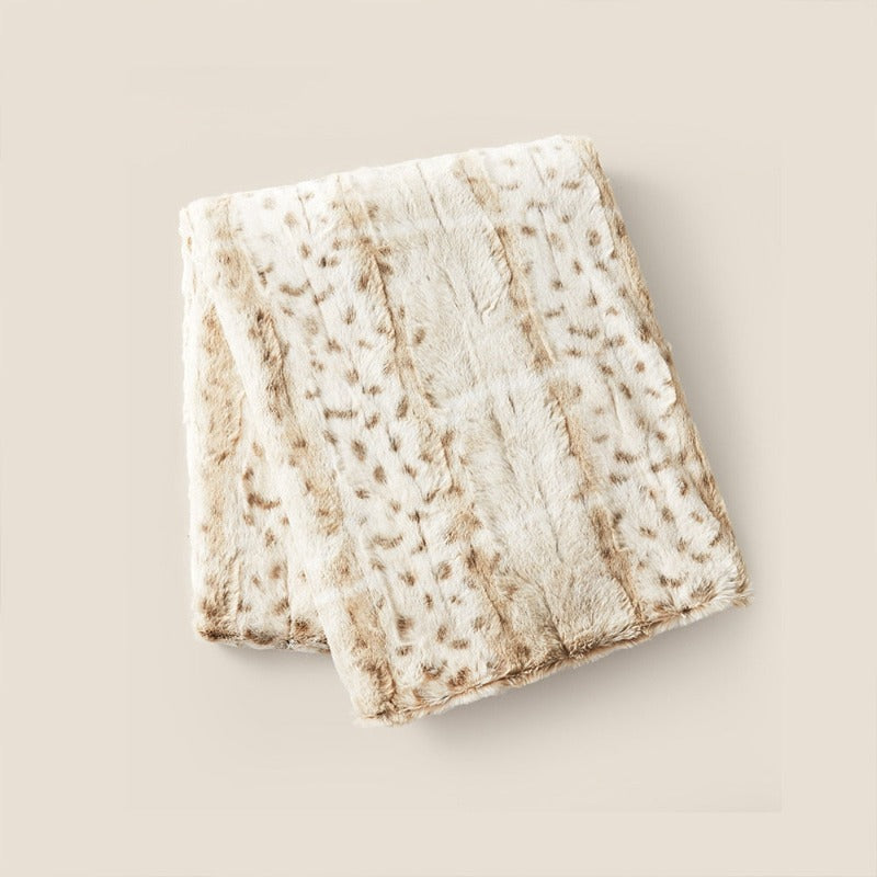 SOFT LEO PATTERN BLANKET — Maliben home decor