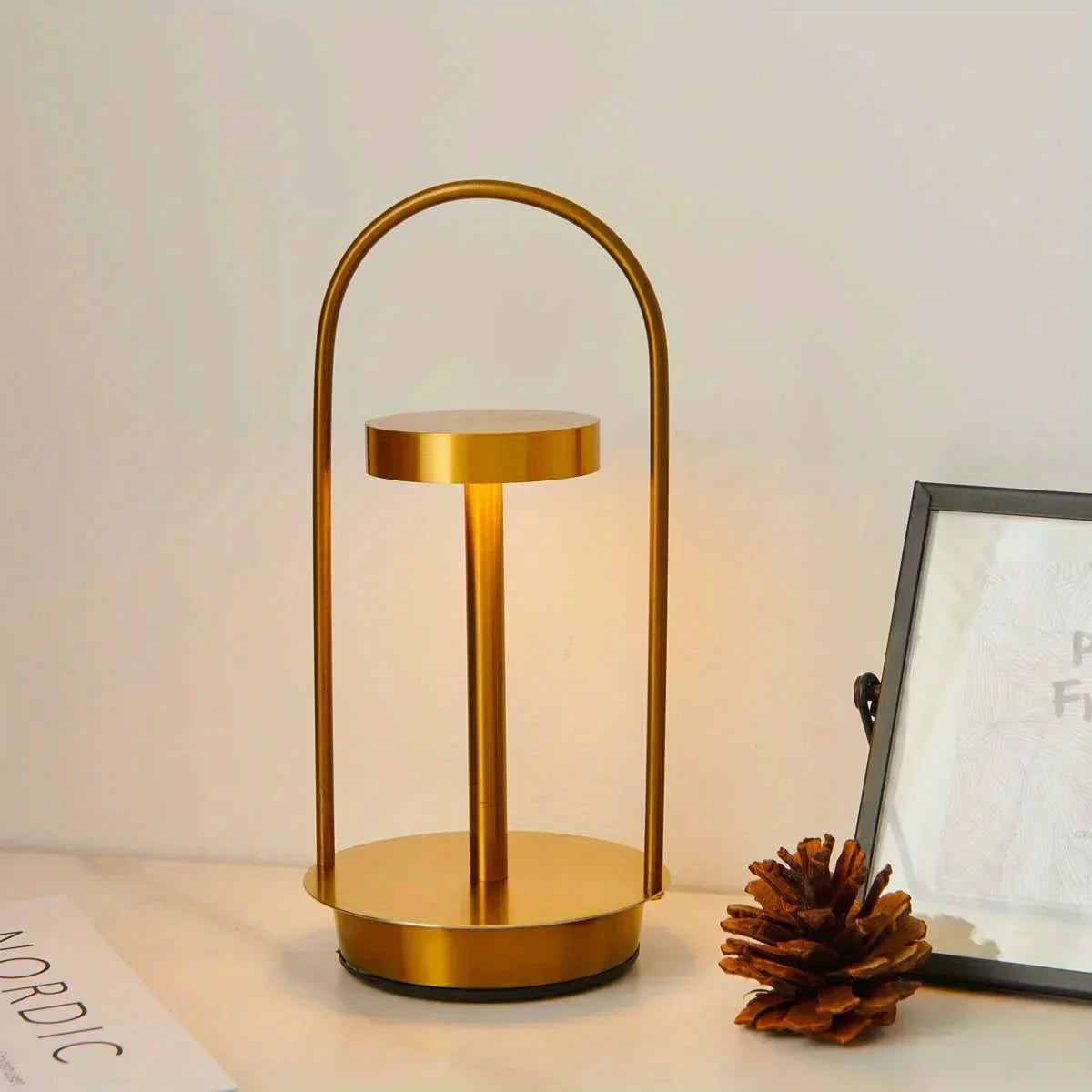 MAliben | Cordless Rechargeable Lumilight Table Lamp - Elegant PorTable table Lamp For a Refined Atmosphere