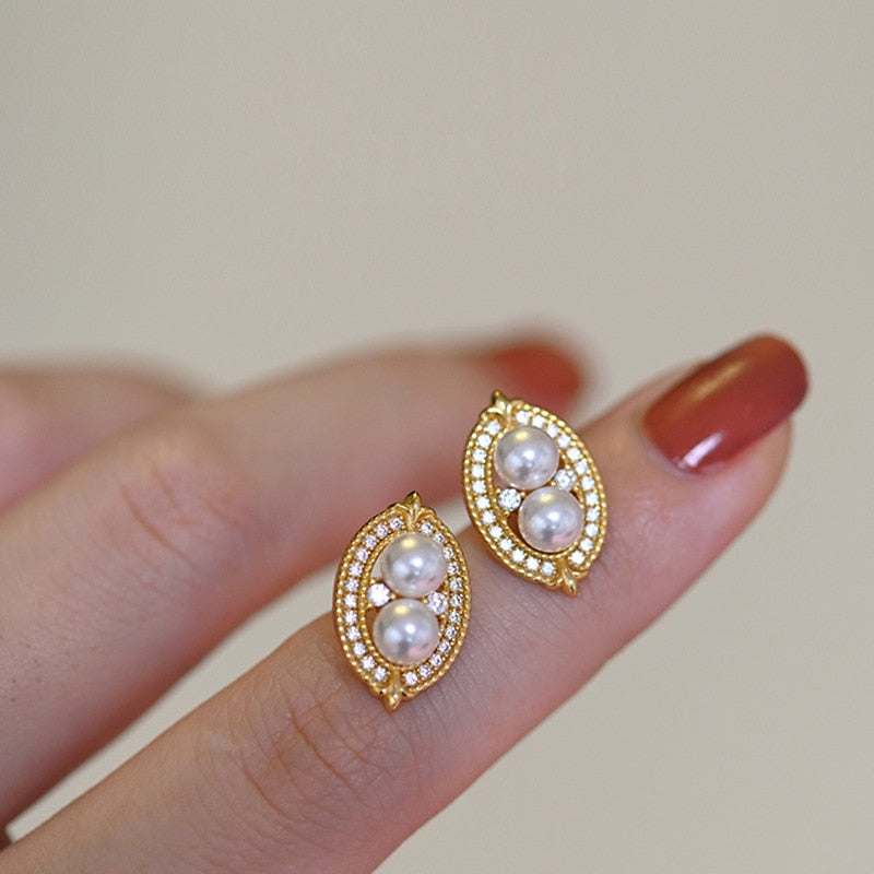 Maliben | Elegant Flower Long Chain Earrings