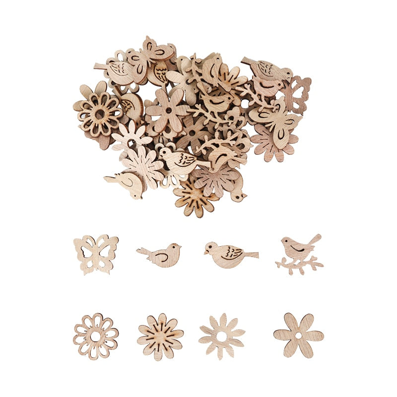Maliben | Wooden Winter Happy Christmas Ornaments