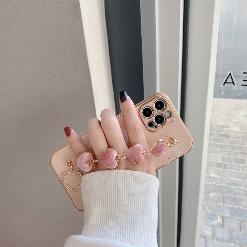 Maliben | Precious Metal Heart Iphone Case