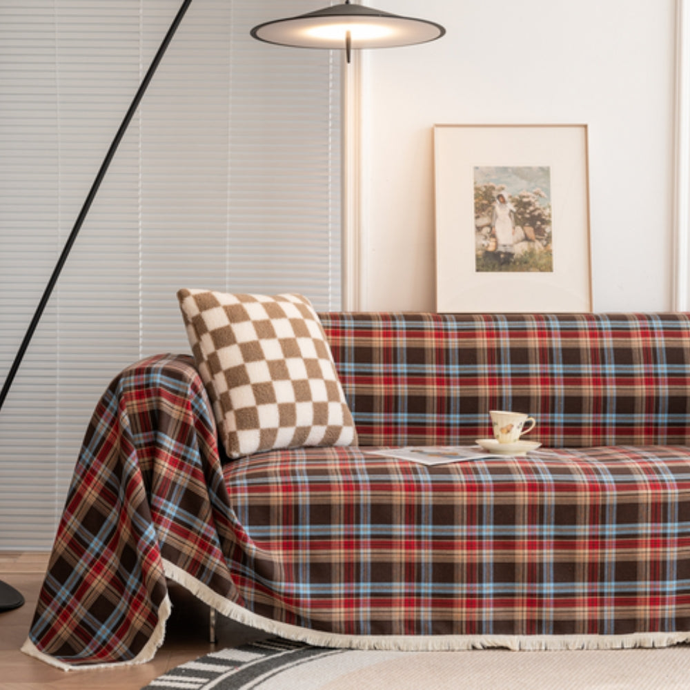 Maliben | Hearthline Cottage Plaid Sofa Cover