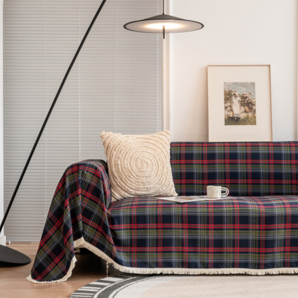 Maliben | Hearthline Cottage Plaid Sofa Cover