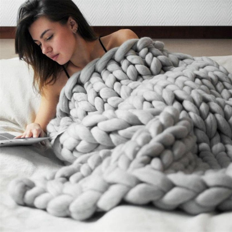 Maliben Heavy Knit Blanket