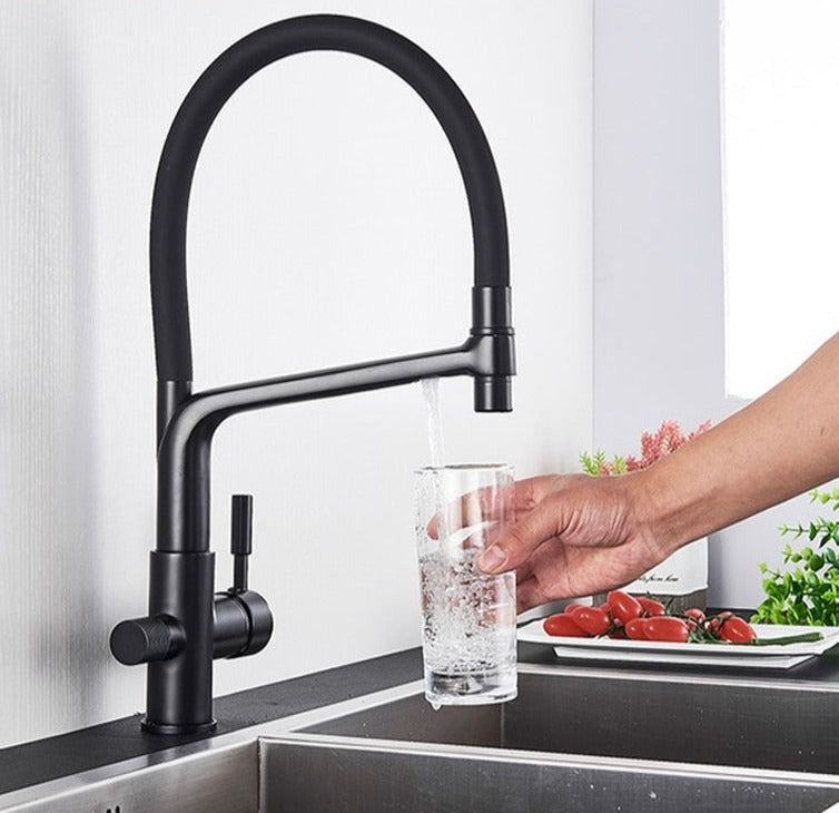 Maliben | Double Outlet Drinking Water Faucet Filtered Kitchen Faucets