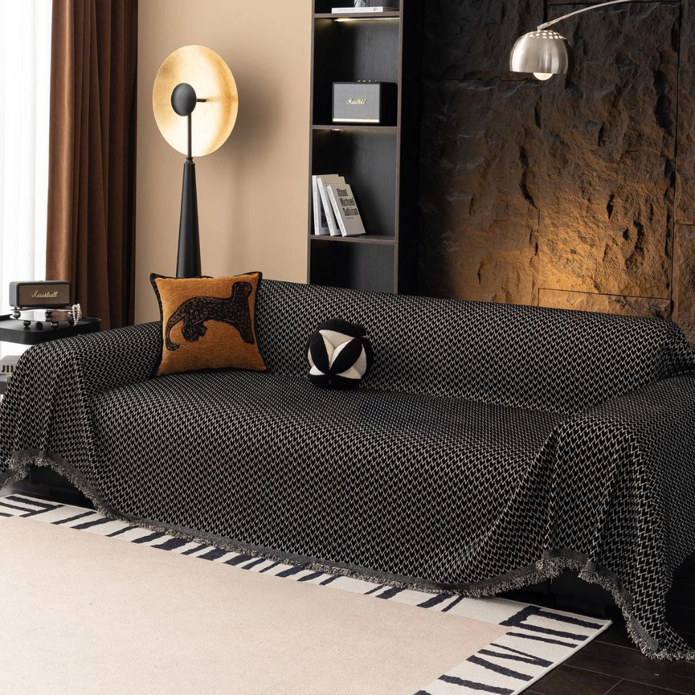 Maliben | Heritage Zigzag Sofa Cover
