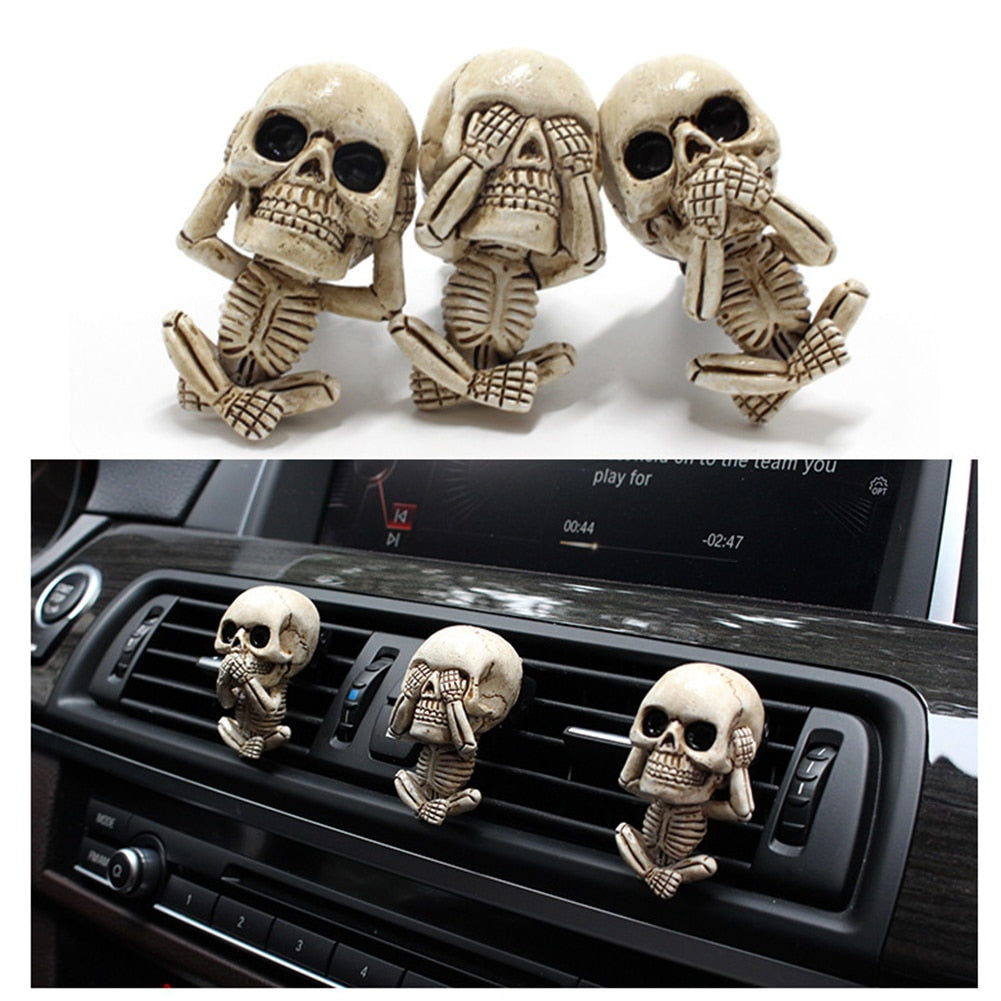 Maliben | Creative Flower Skull Car Air Freshener