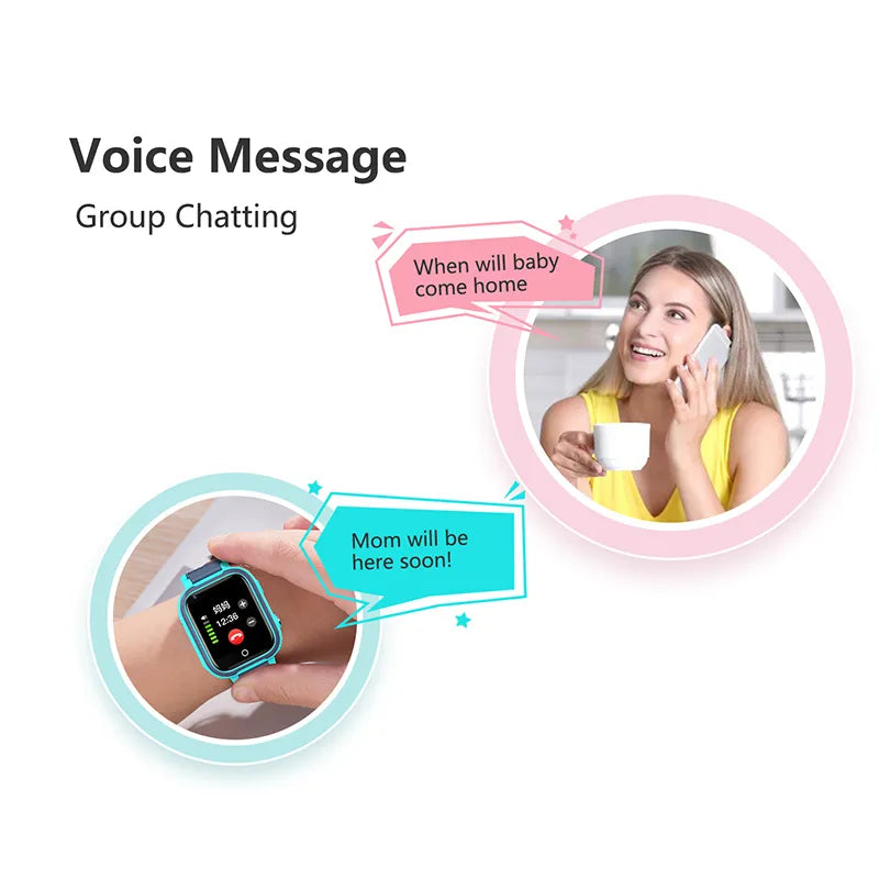 Maliben LT21 4G Kids Smartwatch with GPS, WiFi, Video Call, SOS, IP67 waterproof -...