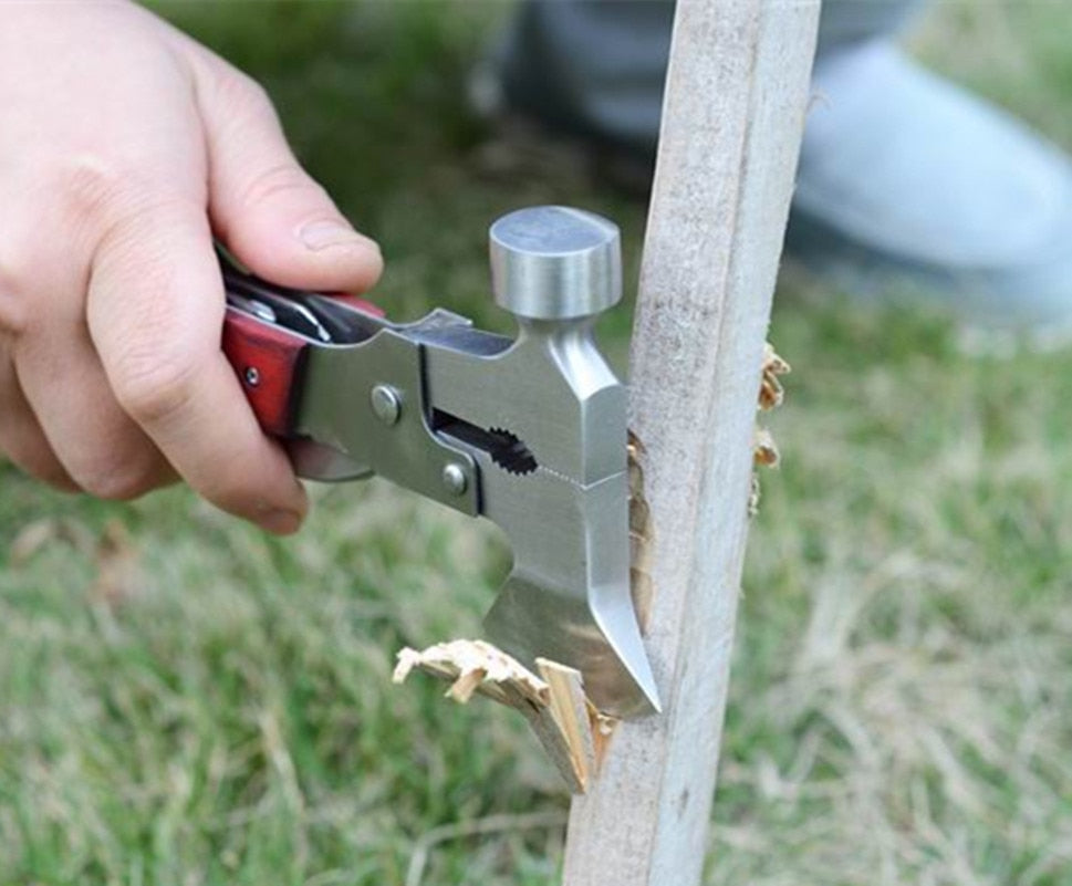 Maliben | Multifunctional Stainless Steel Hammer Camping Tool