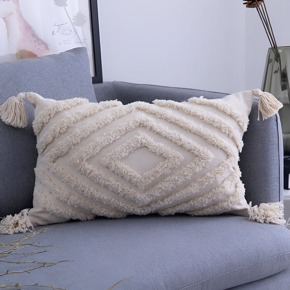 Maliben | Cotton Cushion Cover In Boho & Ibiza Style