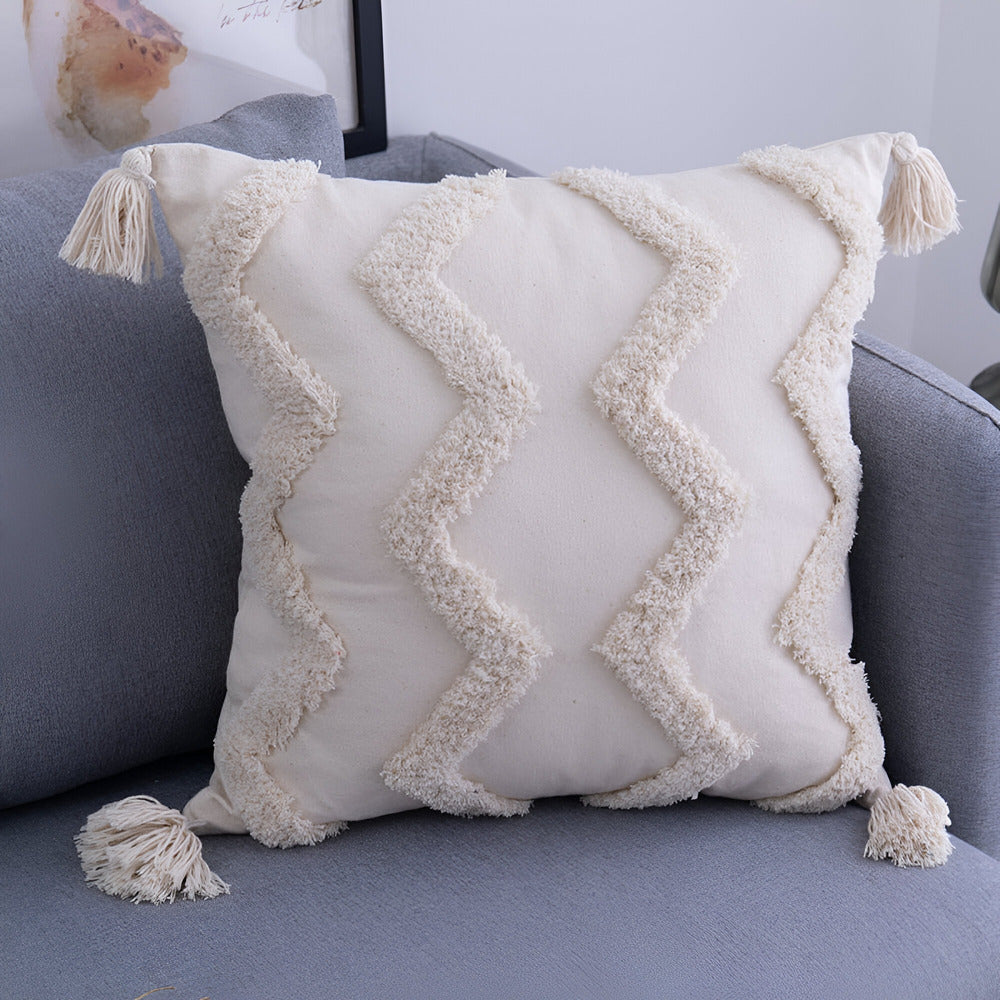 Maliben | Cotton Cushion Cover In Boho & Ibiza Style