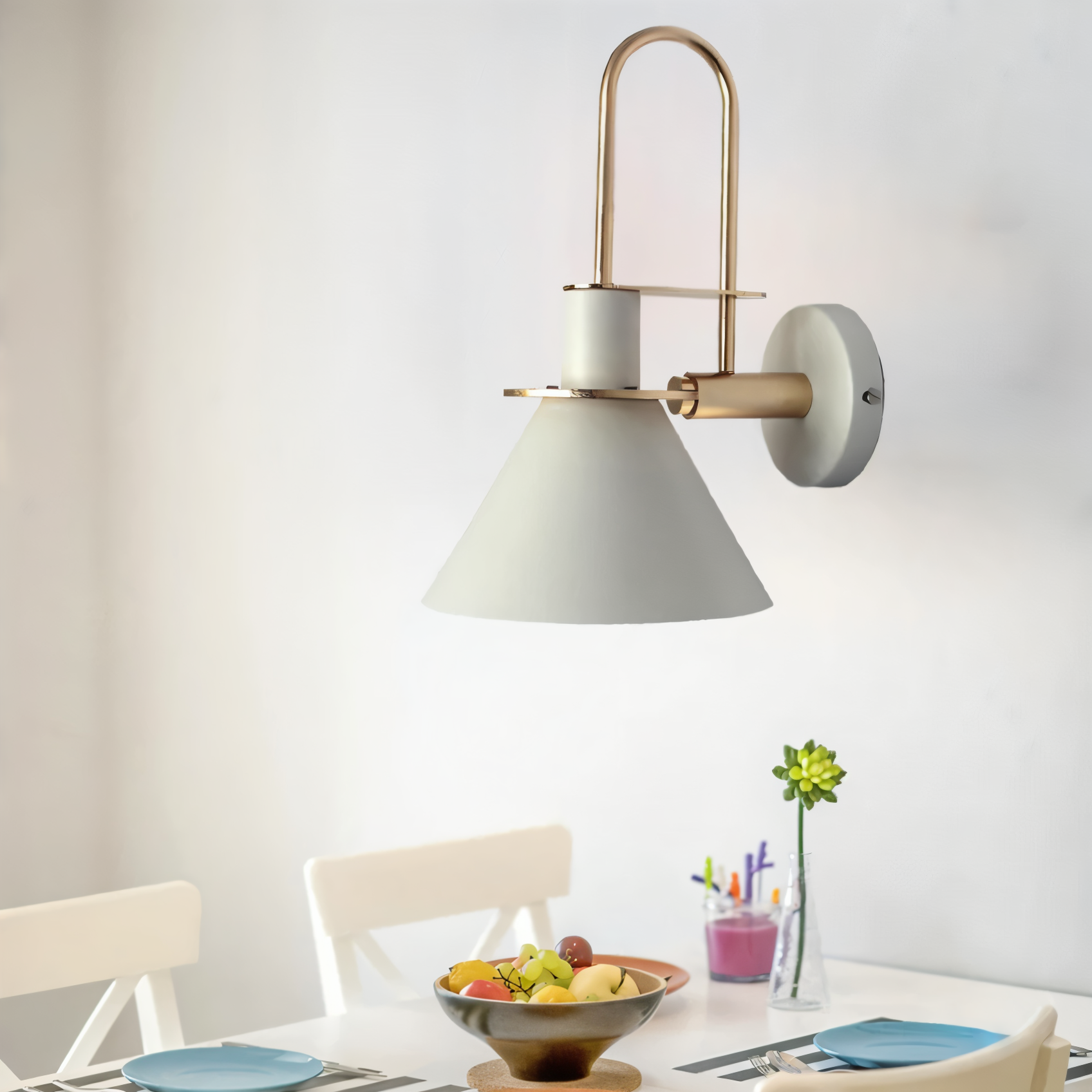Maliben | Postmodern Led Wall Lamp With Trumpet Shaped Design