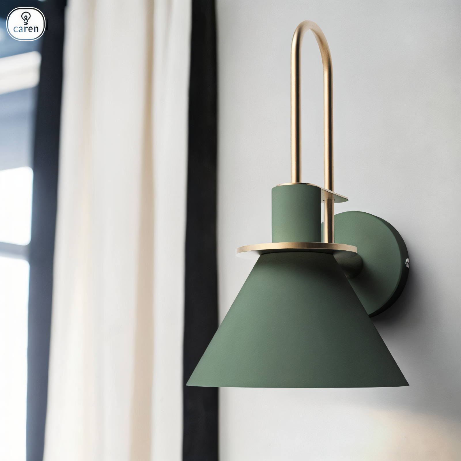 Maliben | Postmodern Led Wall Lamp With Trumpet Shaped Design