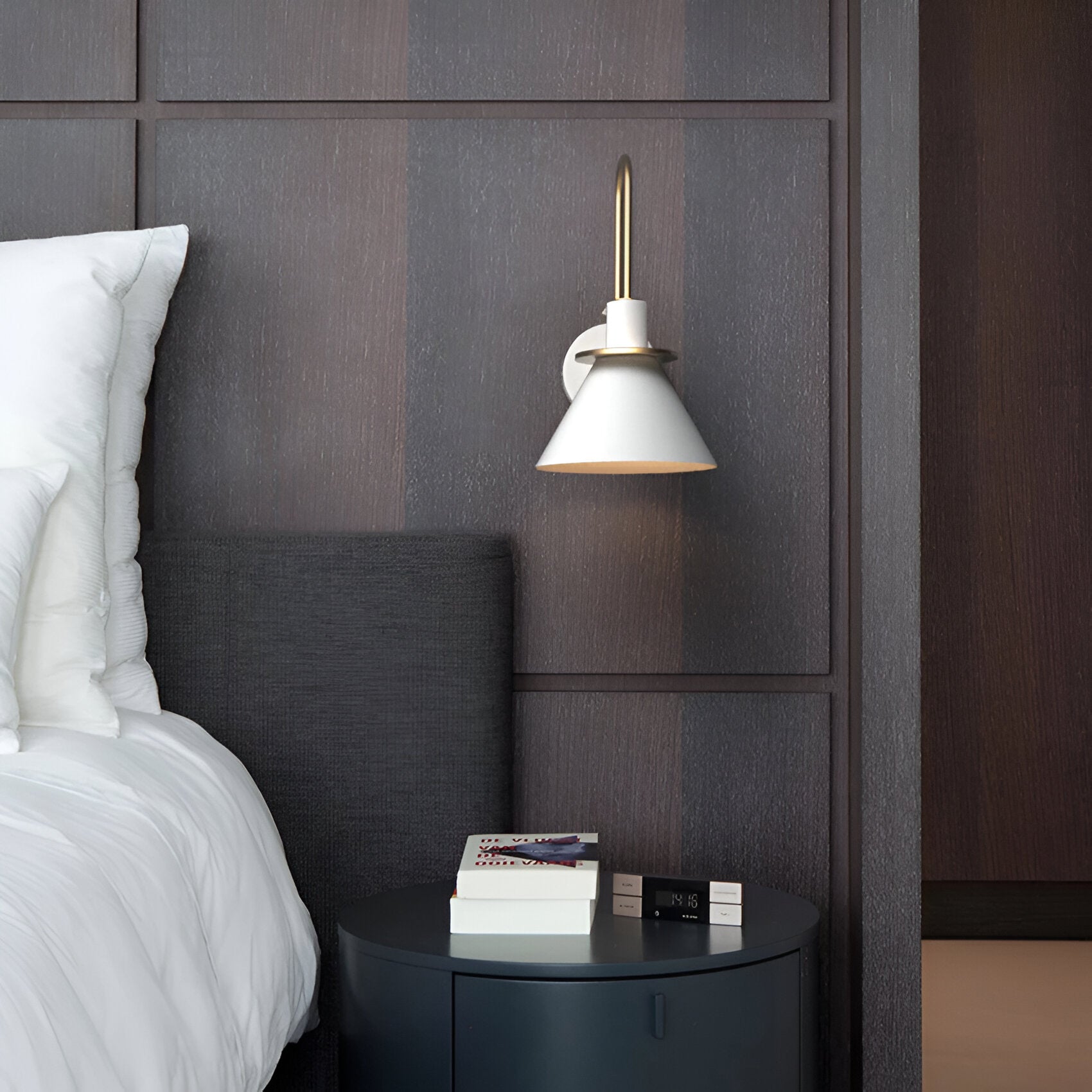 Maliben | Postmodern Led Wall Lamp With Trumpet Shaped Design
