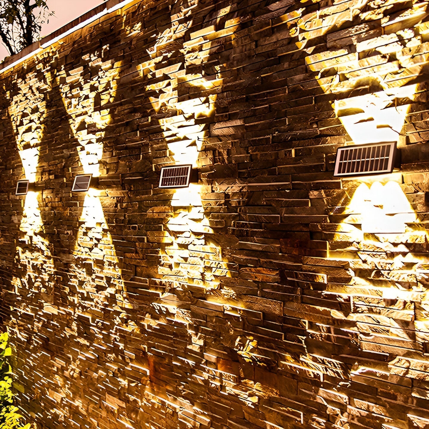 Maliben | Waterproof Led Solar Wall Light For Outdoors With Up & Down Lighting