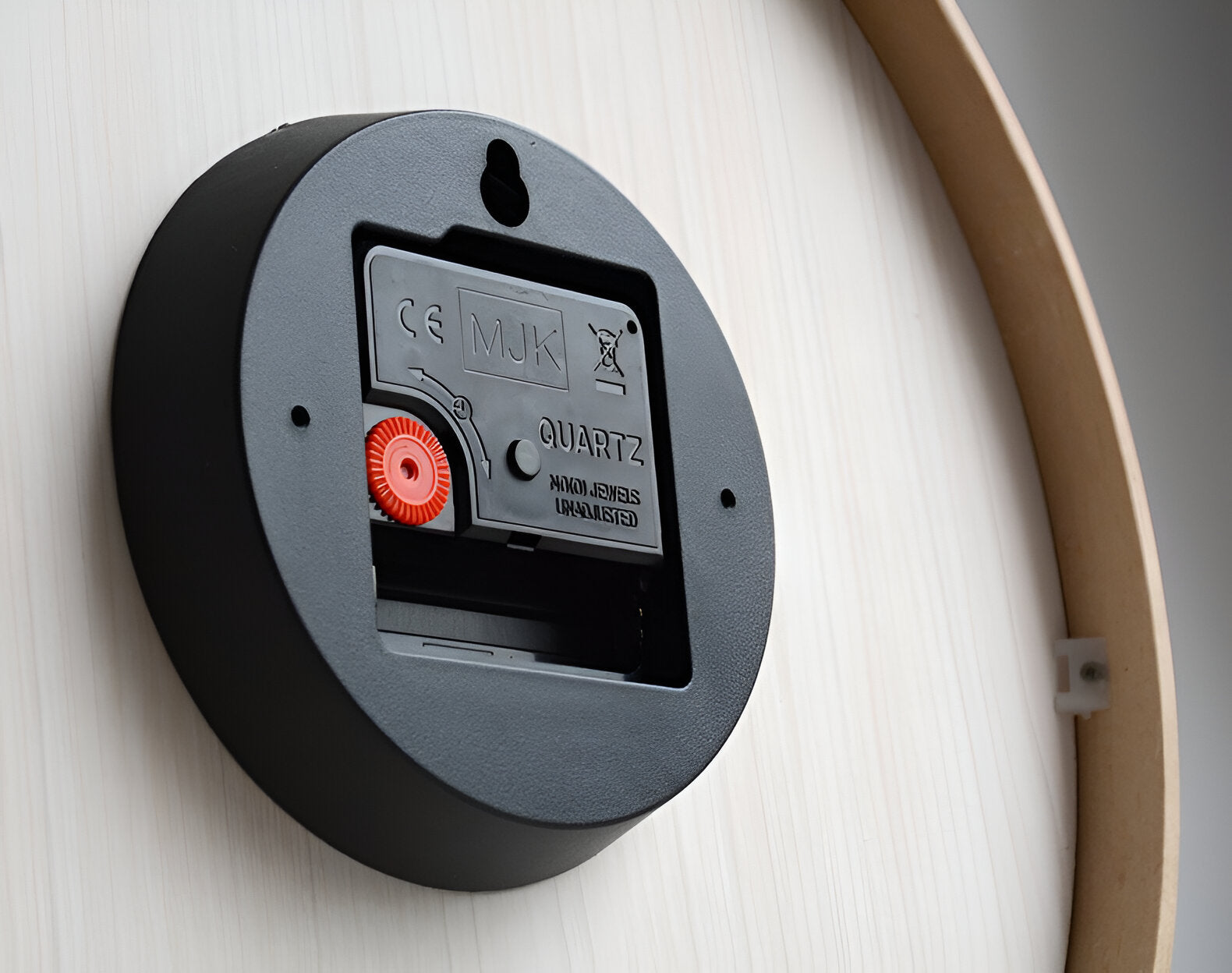 Maliben | ScAndinavian Wooden Wall Clock Minimalist Design For Living Room, Office and Kitchen