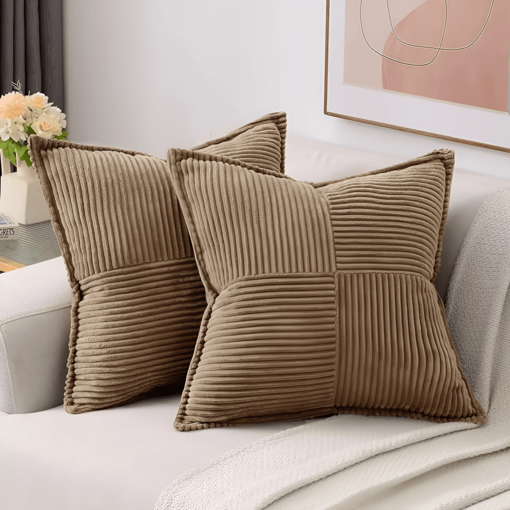 Maliben | Stain-Resistant Solid Cushion Cover