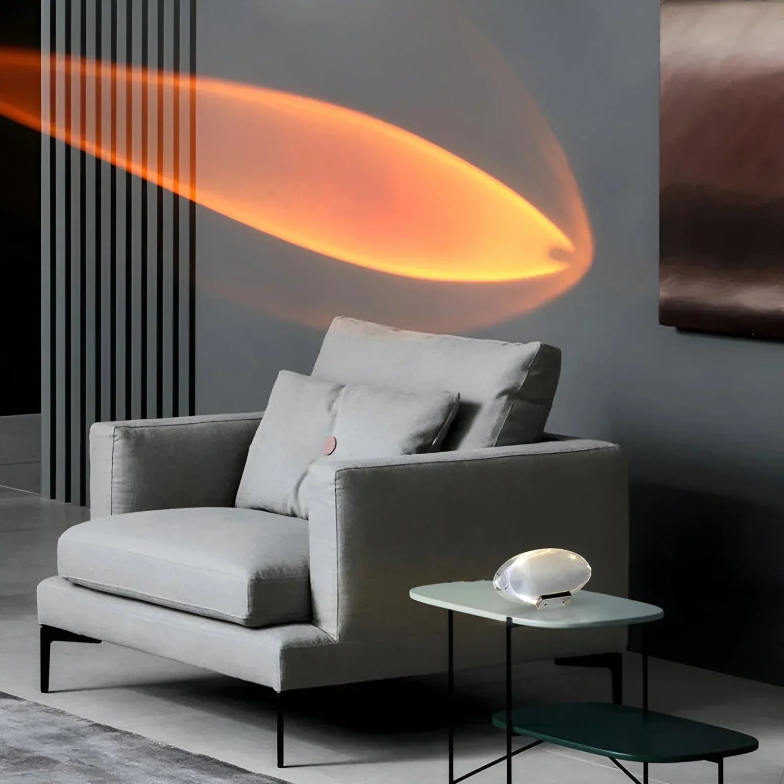 Maliben | Luminora Prisma Projection Lamp | Magical Light Effects | 360° Rotatable | Usb Powered & Energy Saving