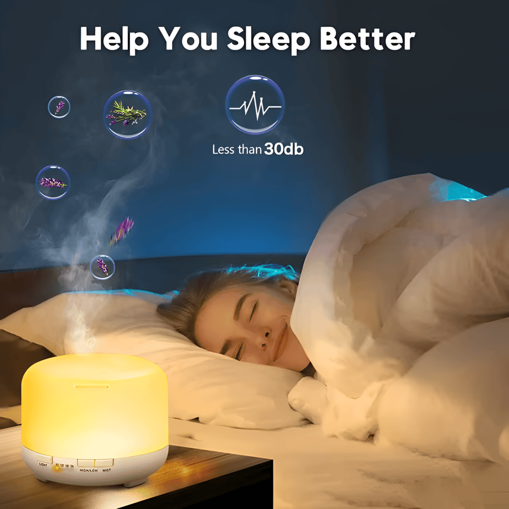 Maliben | Led Aroma Diffuser With Bluetooth Speaker And Humidifier