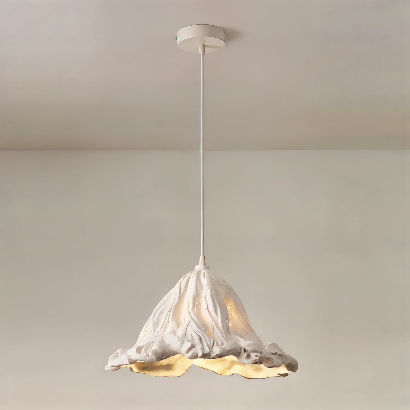 Maliben | Artistic Pendant Lamp Made Of Resin With Volcanic Design