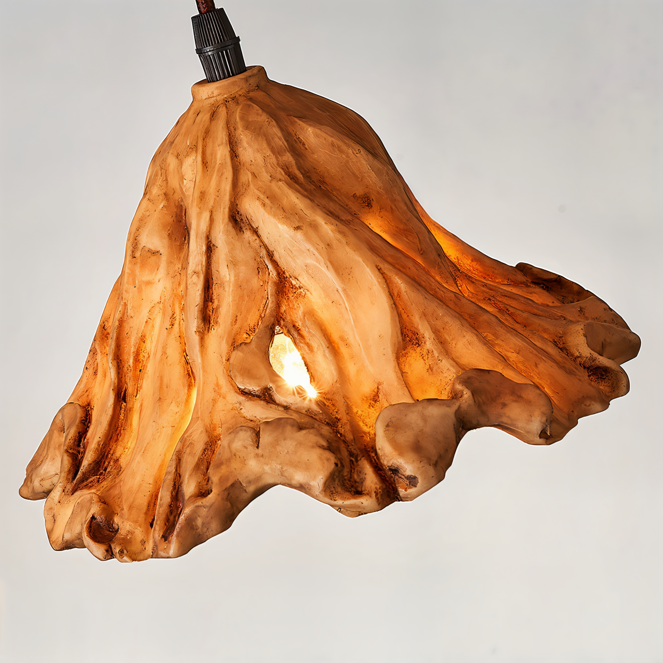 Maliben | Artistic Pendant Lamp Made Of Resin With Volcanic Design