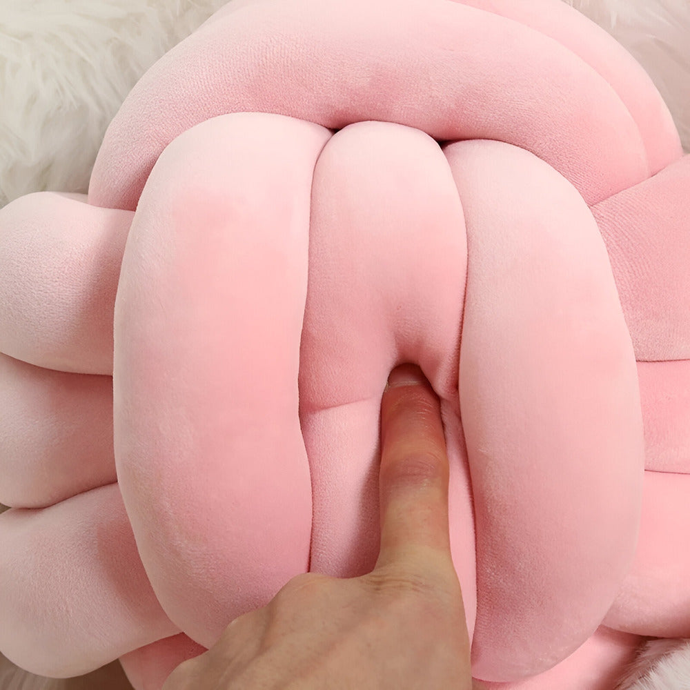 Maliben | Handmade Knotted Round Decorative Pillow