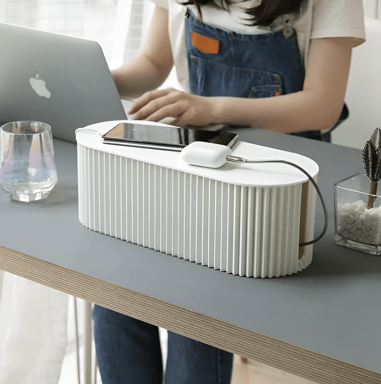 Maliben | MInimalistic Cable Box in Macaron Style