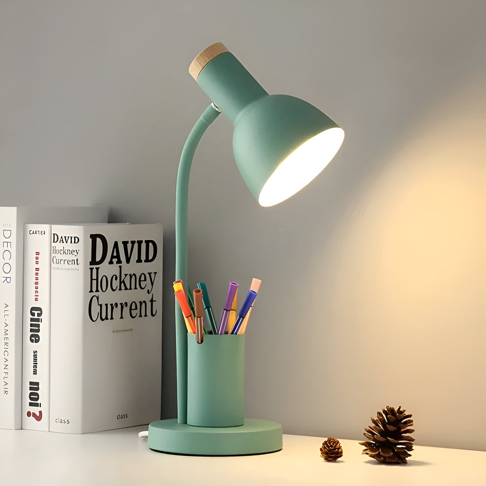 Maliben | Modern Led Table Lamp With Pen Holder