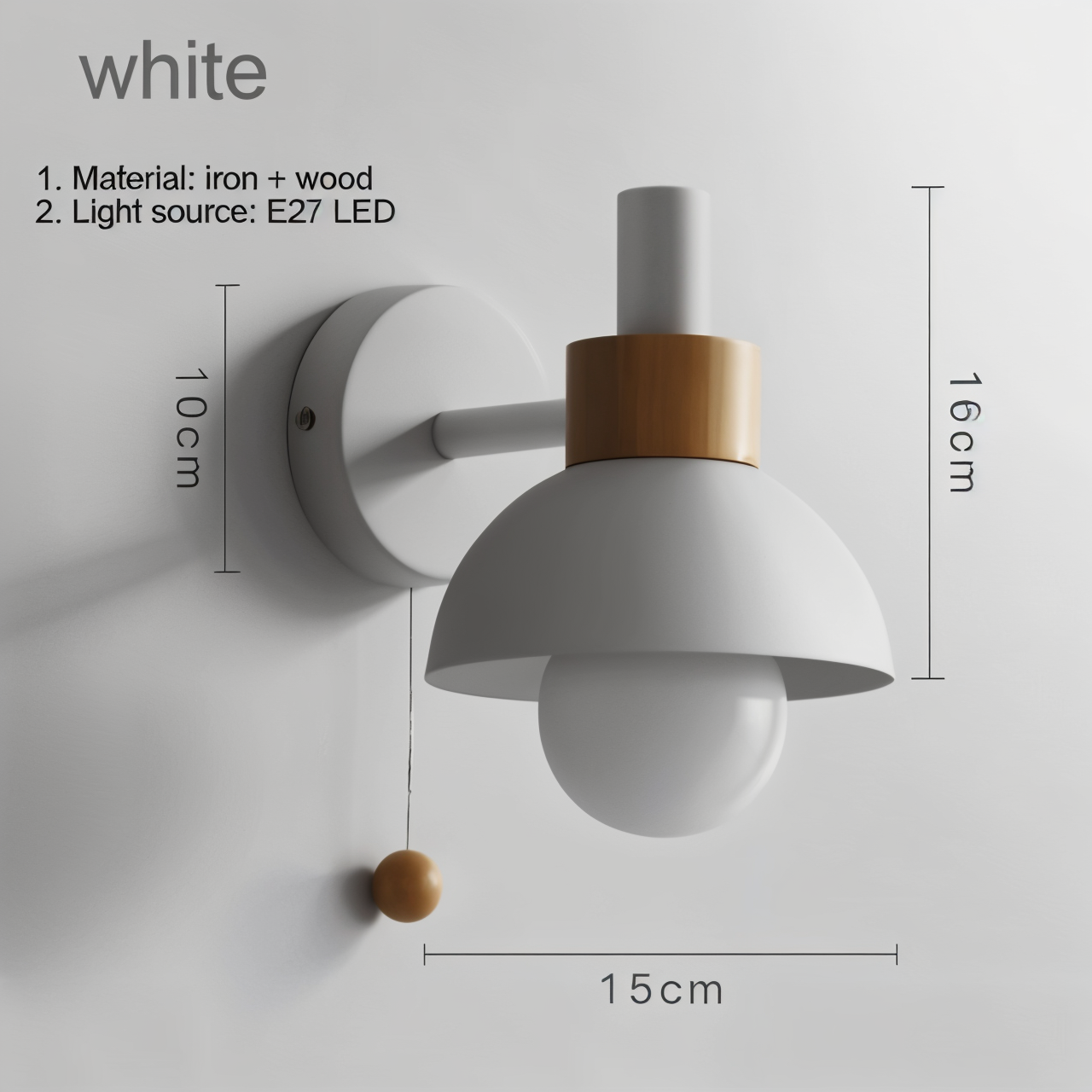 Maliben | Modern Macaron Wall Lamp - Elegant Lighting For Every Space