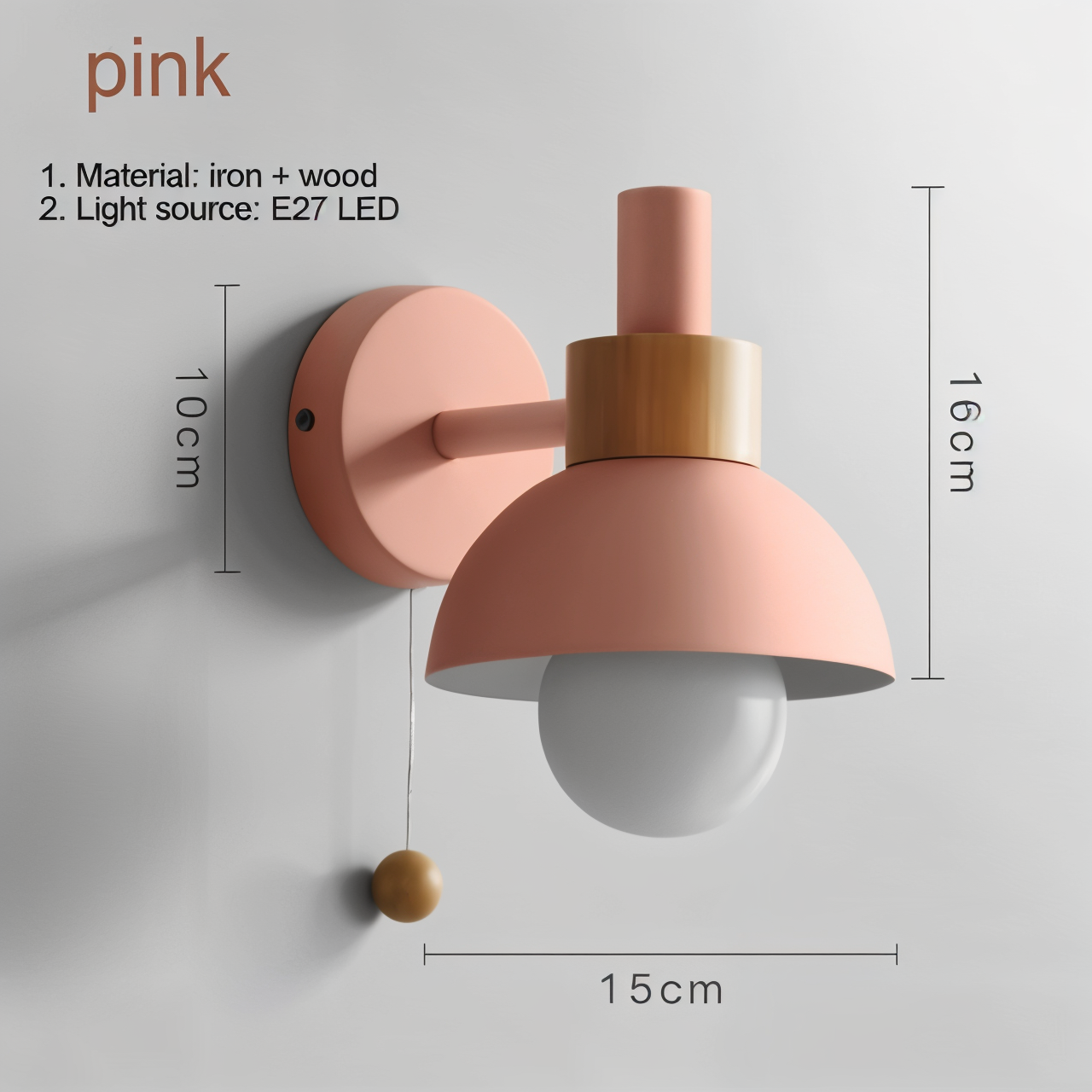 Maliben | Modern Macaron Wall Lamp - Elegant Lighting For Every Space