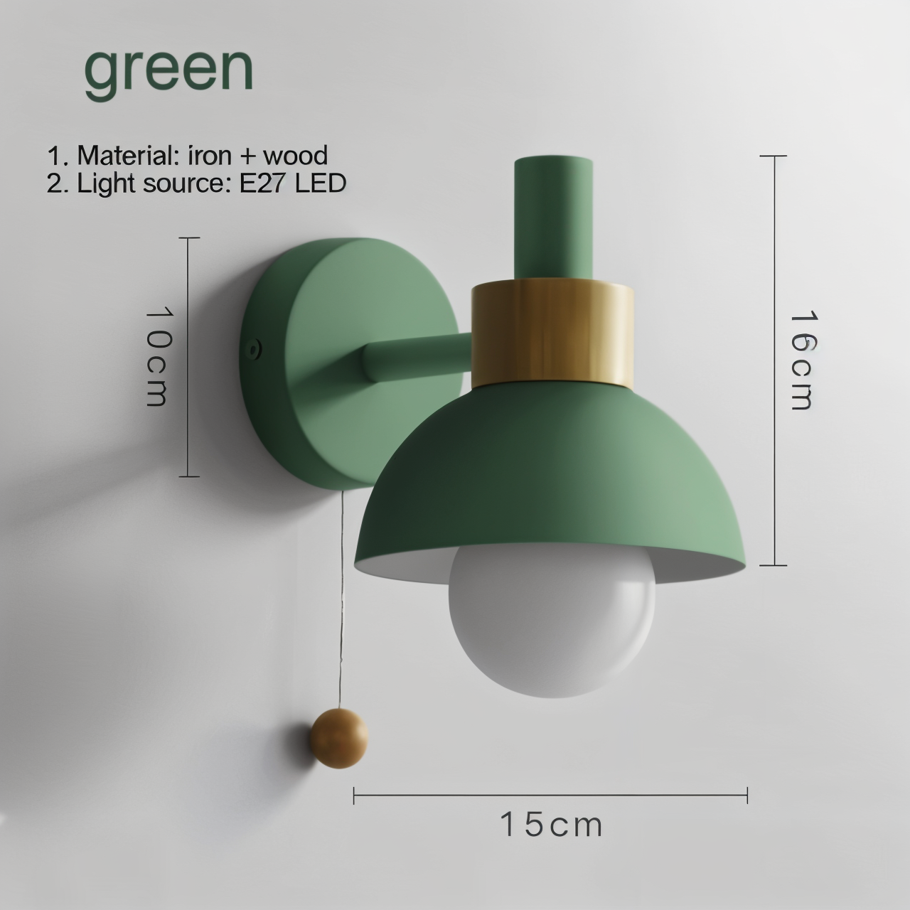 Maliben | Modern Macaron Wall Lamp - Elegant Lighting For Every Space