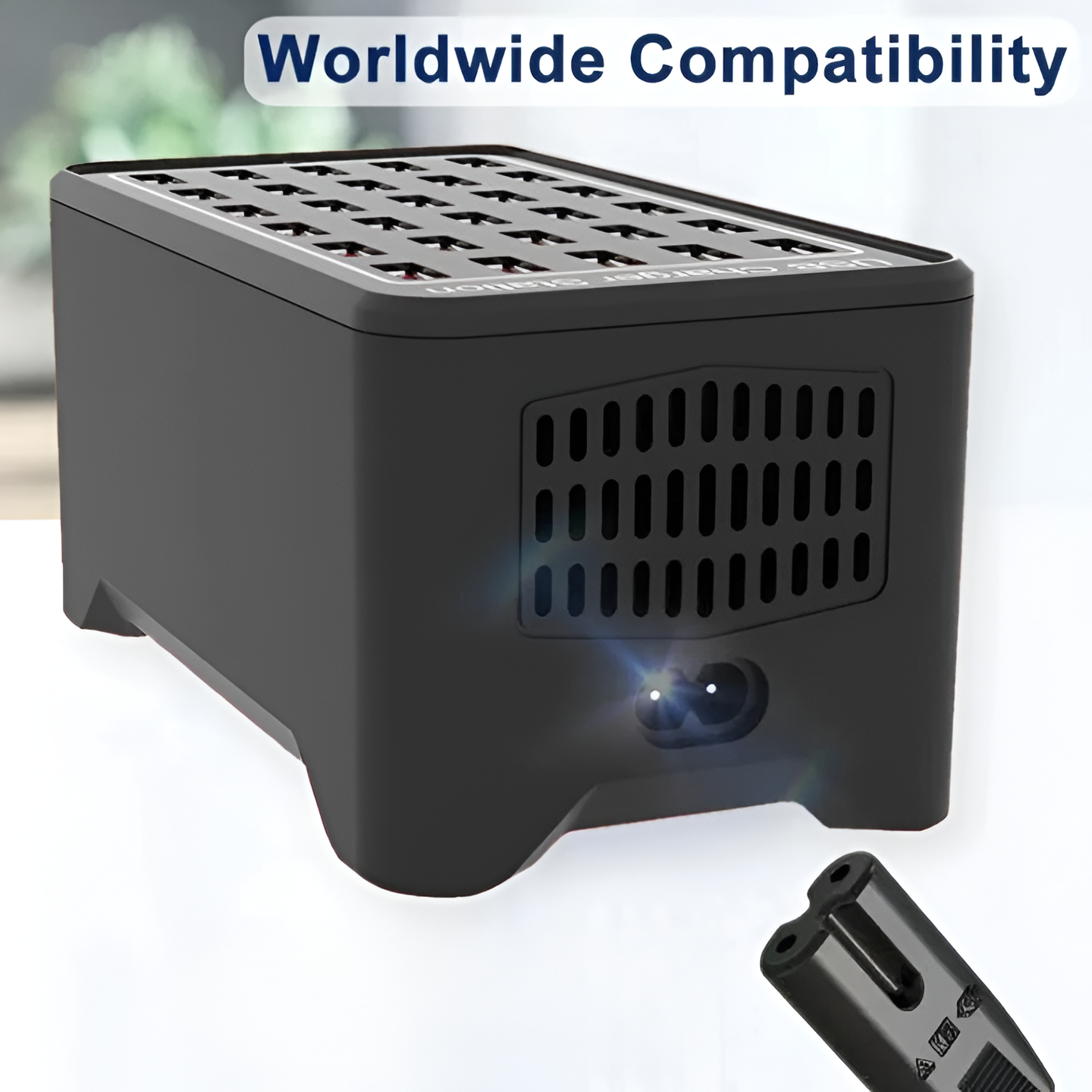 Maliben PowerPort Pro 30 - Universal Multi-USB Charging Station with 30 Ports