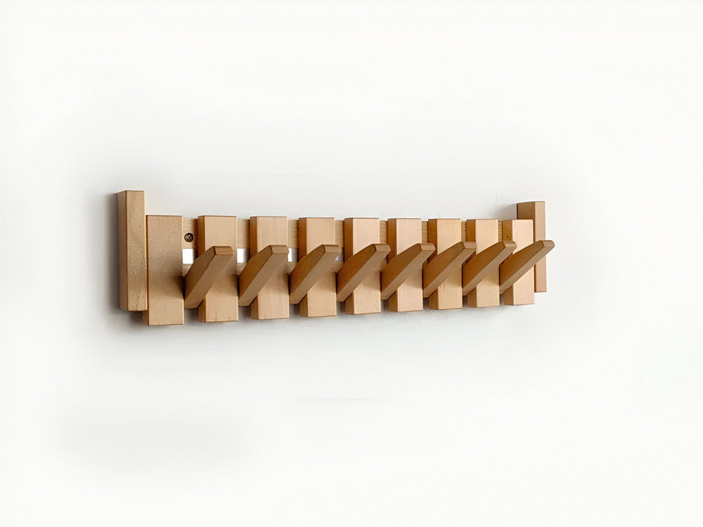 Maliben | Wooden Coat Hook In Piano Key Design For The Hall