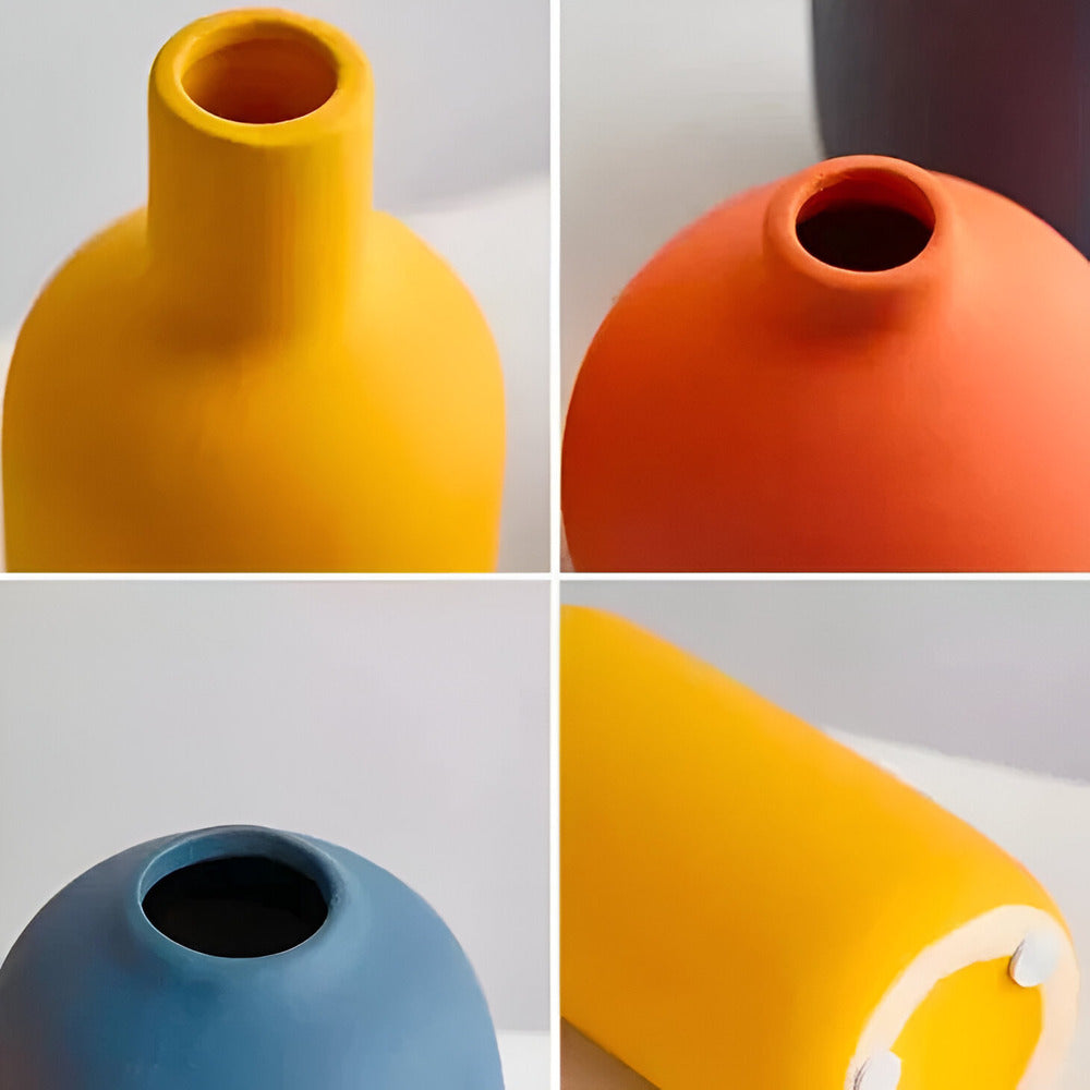 Maliben | ScandInavian Ceramic Vase in Minimalist Style
