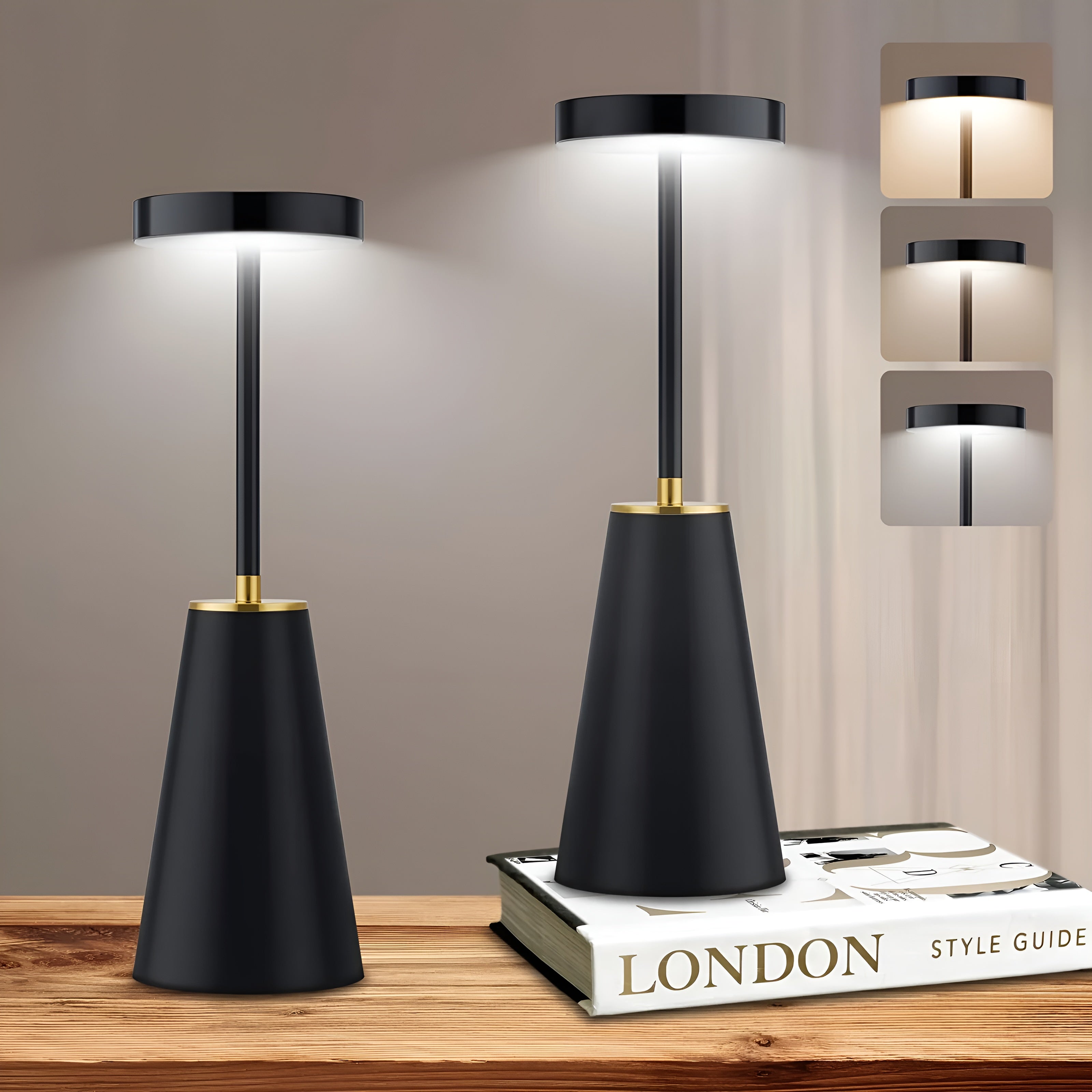 Maliben | Wireless Luxury Table Lamp Modern Dimmable Lighting