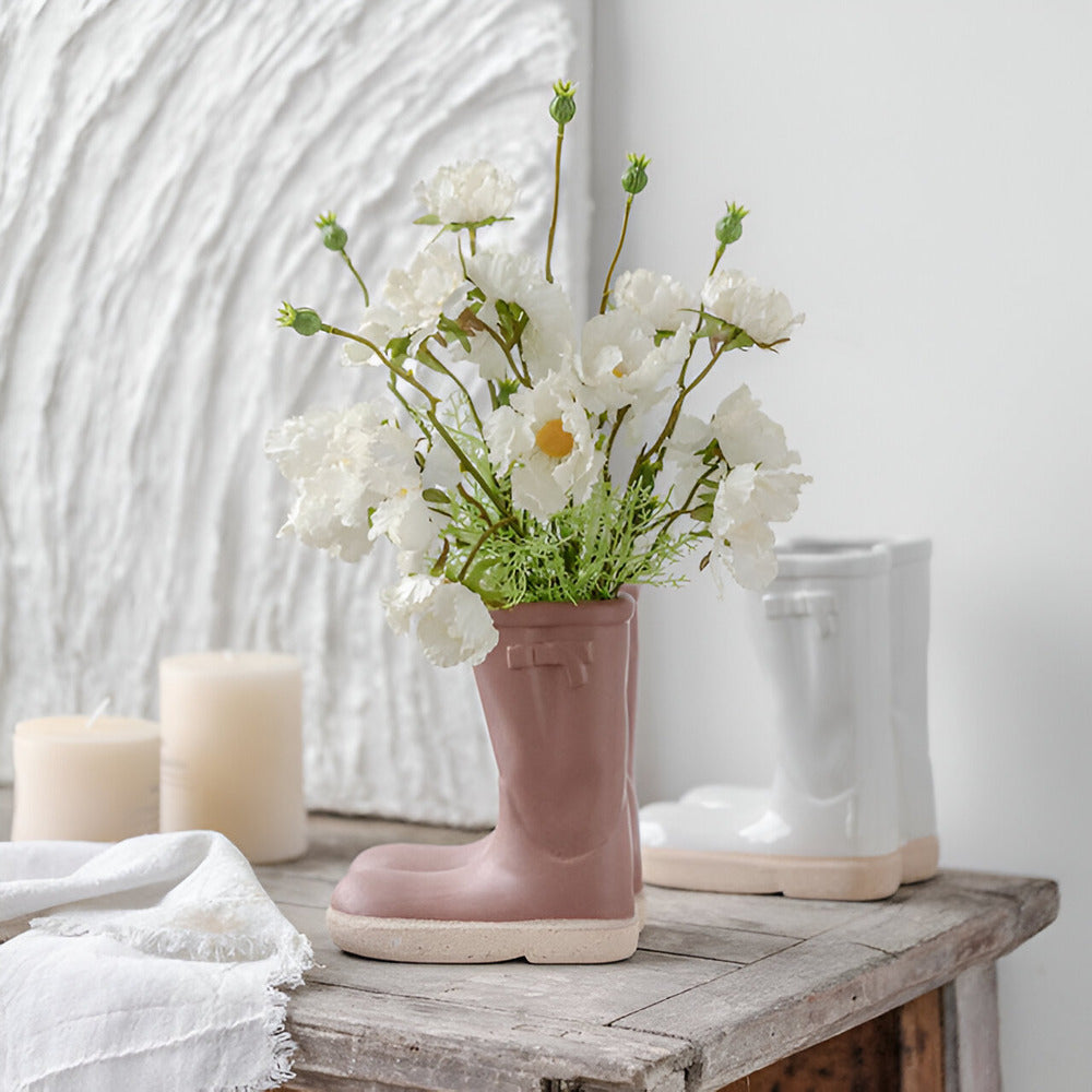 Maliben | Stylish Ceramic Vase In Boot Shape